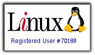 Linux Counter Registration Plate