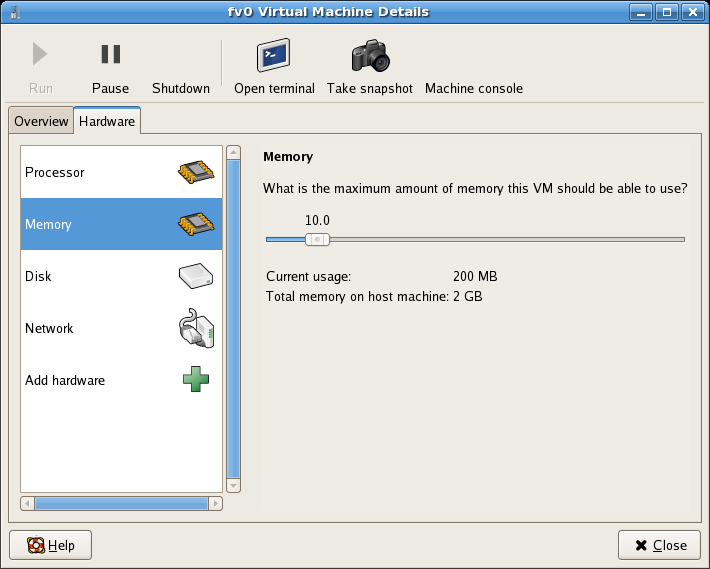 Virtual Machine Screenshots