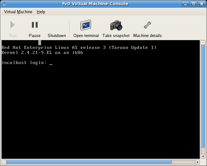 Virtual Machine Screenshots