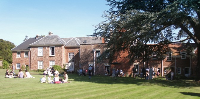 The next day there was a picnic in the grounds of Halse manor...